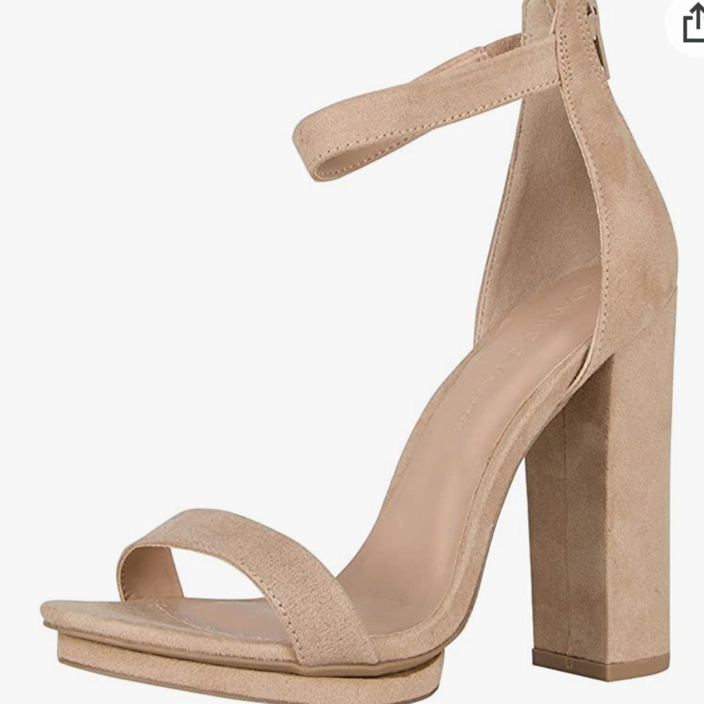 Wild Diva Chunky Heel Platform Sandal Shoes